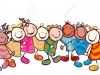 12496378-group-of-smiling-kids-with-funny-faces-stock-vector-kids-children-cartoon